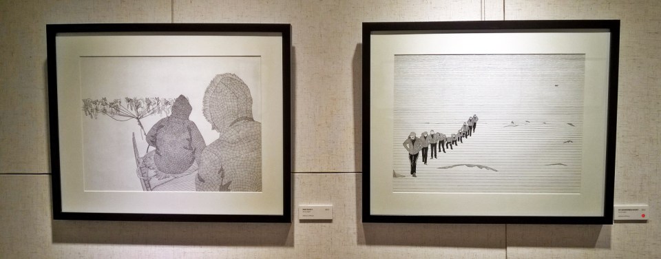 Dog Sled II & An Abandoned Husky