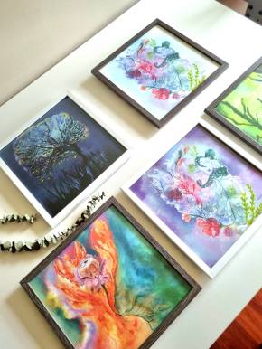 Nature inspired digital paintings.