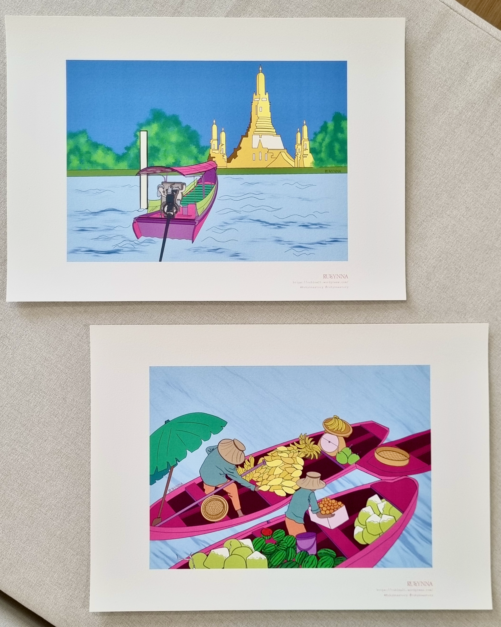 Bangkok colourful art, souvenir gift