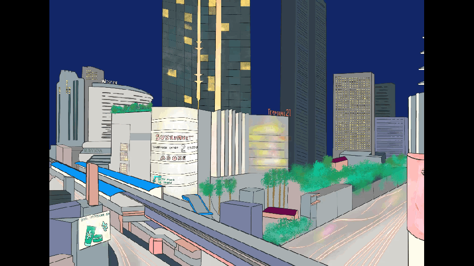 Sukhumvit Art Print, souvenir Bangkok